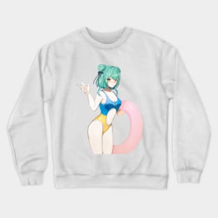 Uruha Rushia swimsuit Crewneck Sweatshirt